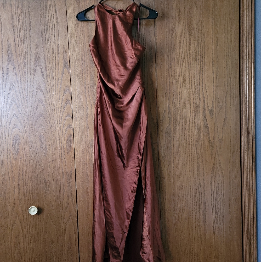 Hello Molly Dress, Size 4/S, Rust or Chocolate